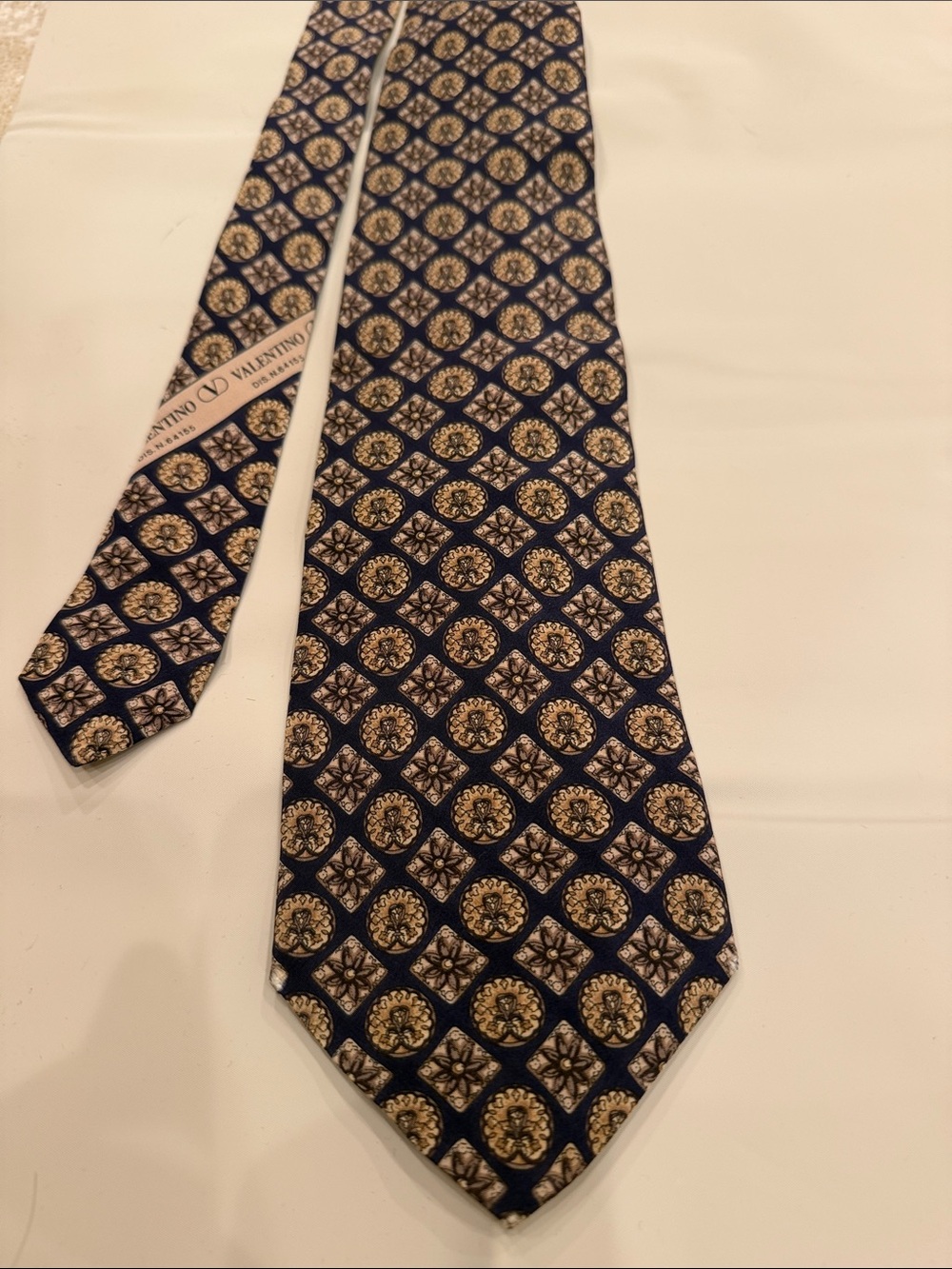 Valentino Mens Silk Tie